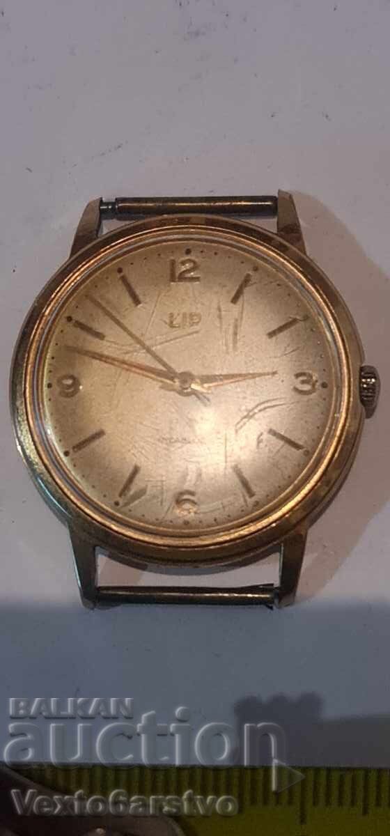 Watch - "LIP" - "LIP" - Gold-plated - WORKS PERFECTLY! BZC - 7