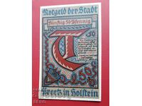 Bancnotă-Germania-Schleswig-Holstein-Preetz-50 pfennig 1921