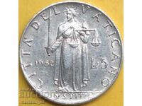 5 Λίρες 1952 Βατικανό