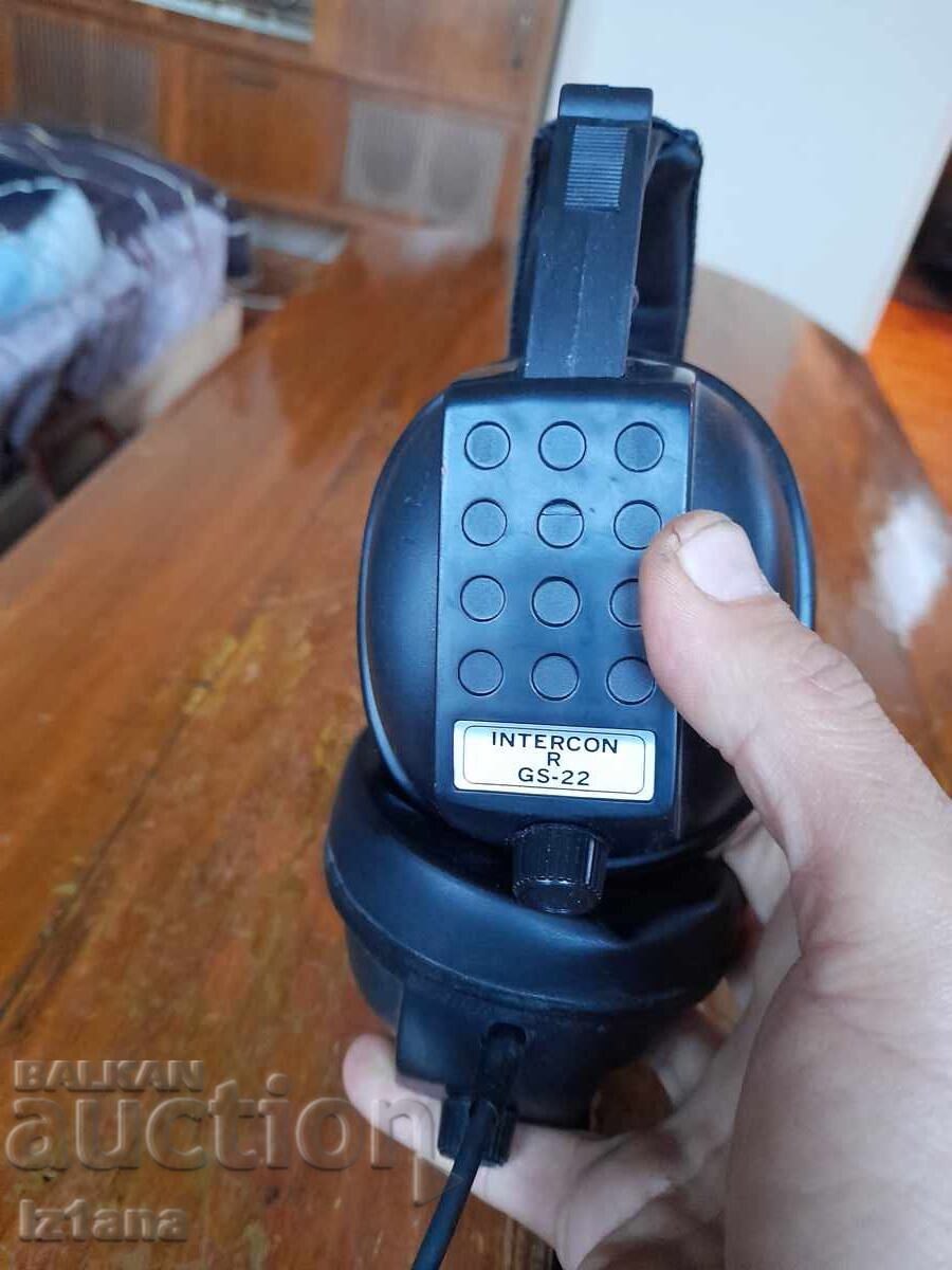 Livrarea Căști vechi Intercon GS-22