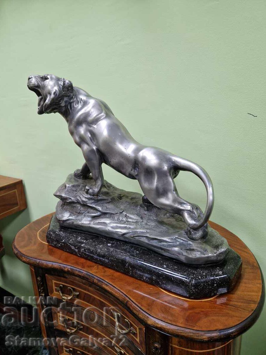 Licitație Figurină statuetă unică antică din bronz, de autor