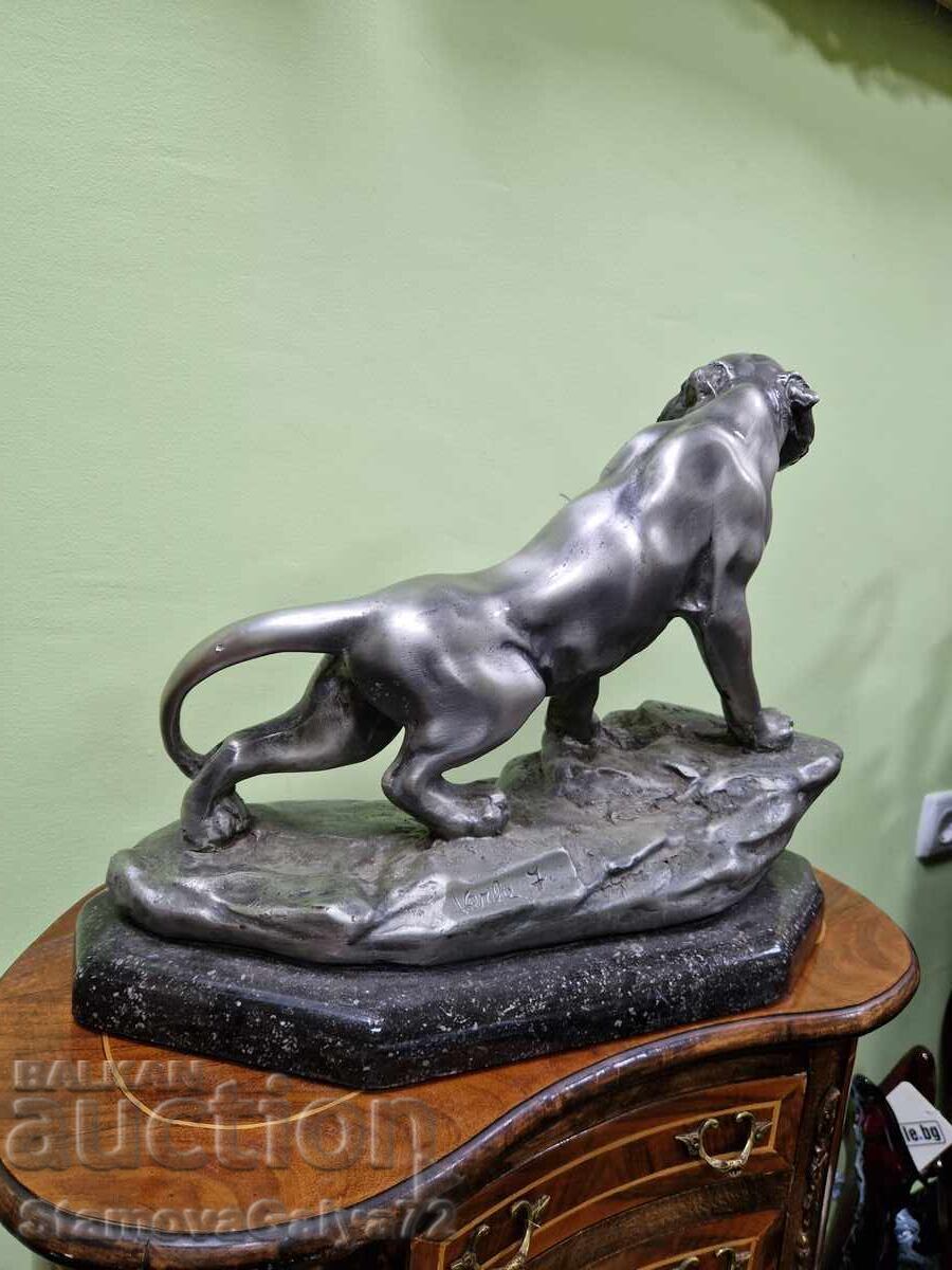 Figurină statuetă unică antică din bronz, de autor - 6