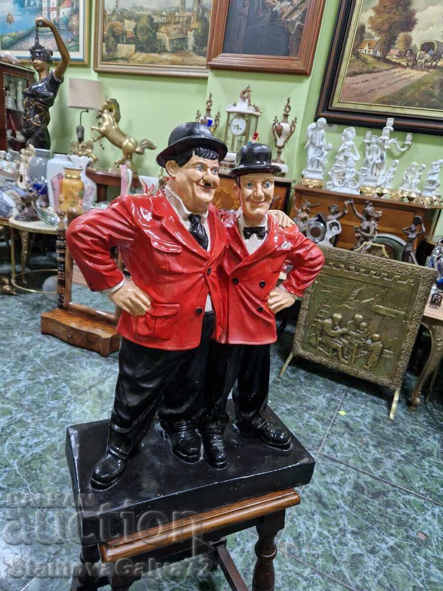 Livrarea Figurină englezească minunată Laurel și Hardy