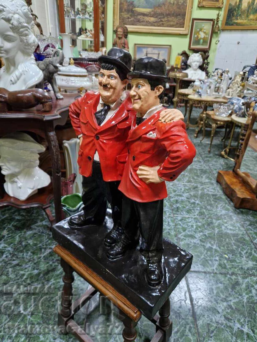 Figurină englezească minunată Laurel și Hardy - 5