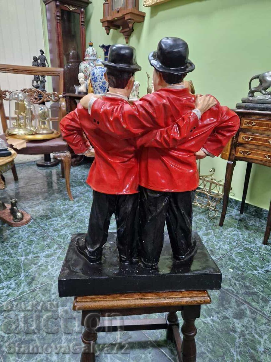 Figurină englezească minunată Laurel și Hardy - 6