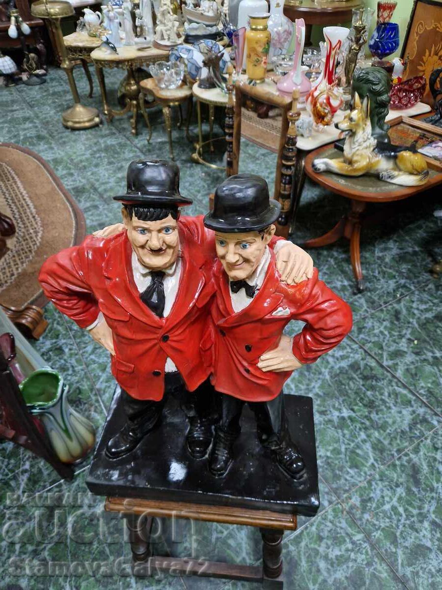 Figurină englezească minunată Laurel și Hardy - 7