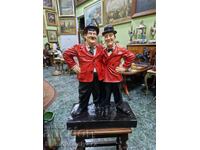 Wonderful English Laurel and Hardy Figure