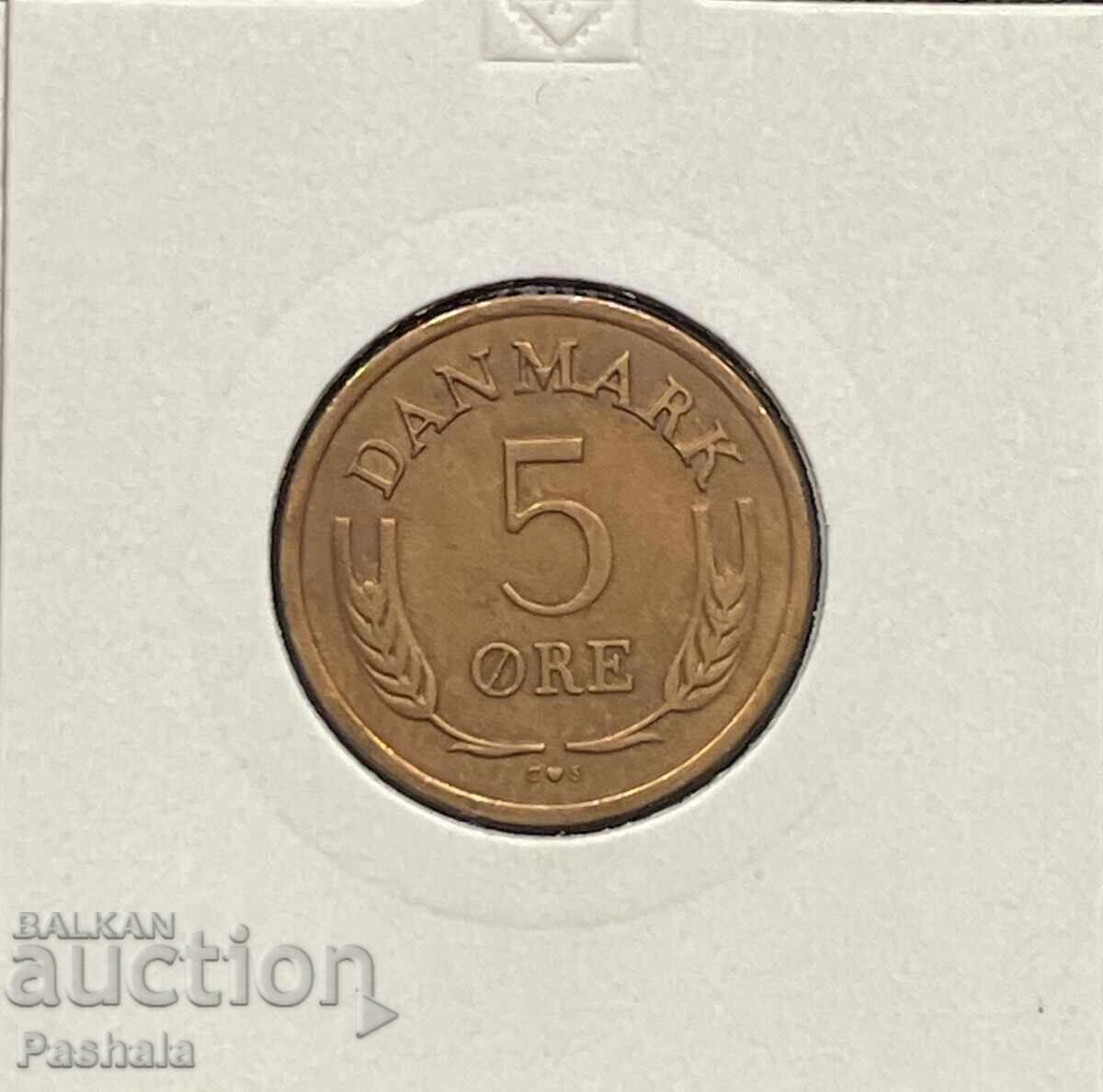 Danemarca 5 øre 1963