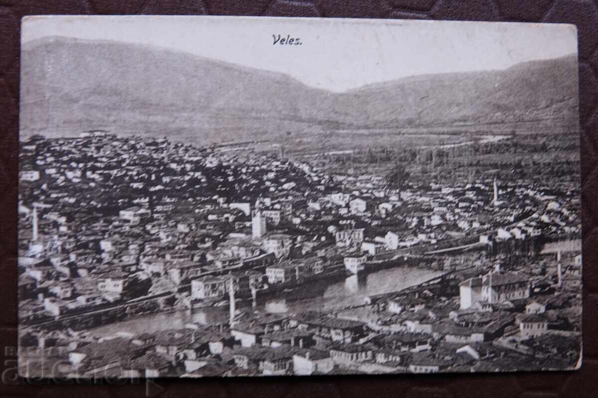 Macedonia carte poștală Veles 1913