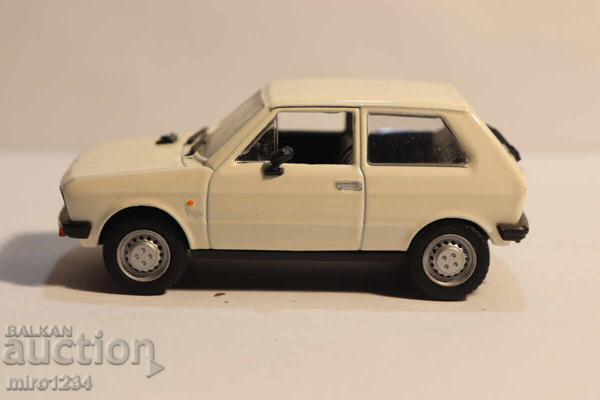 BZTS 1/43 ZASTAVA YUGO ZASTAVA MAȘINĂ MODEL JUCĂRIE