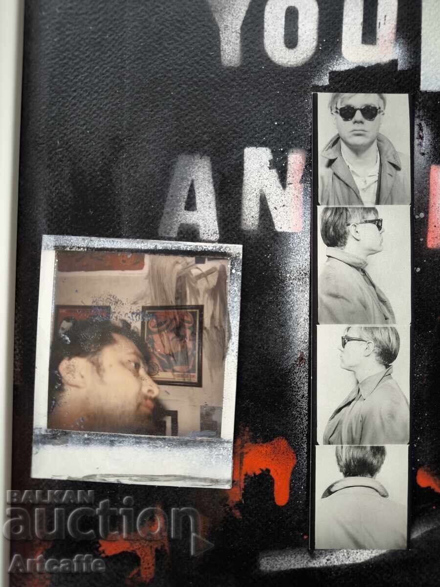 Доставка на Едгар Гомез-Kill your Andy,картина смесена техника