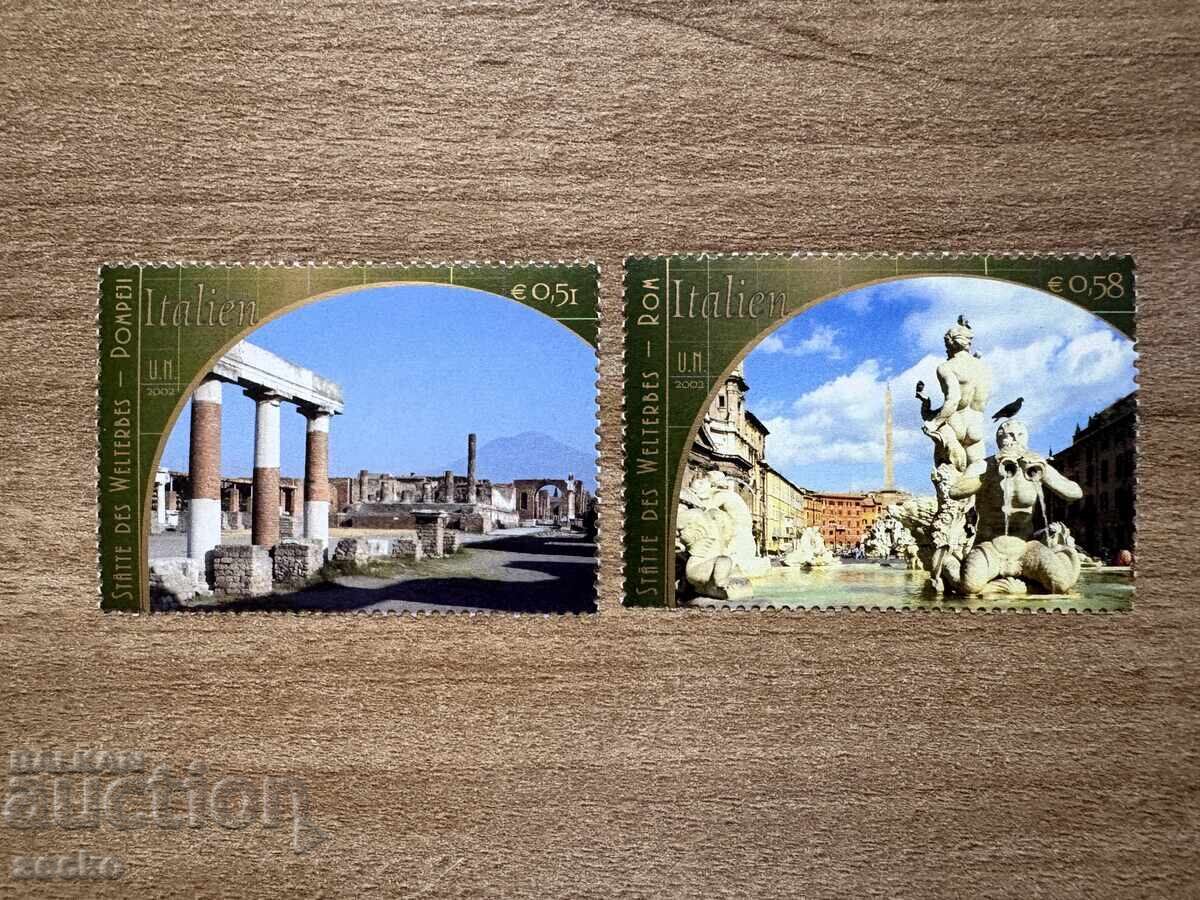 ONU Viena - Obiecte de patrimoniu mondial în ...(2002) MNH