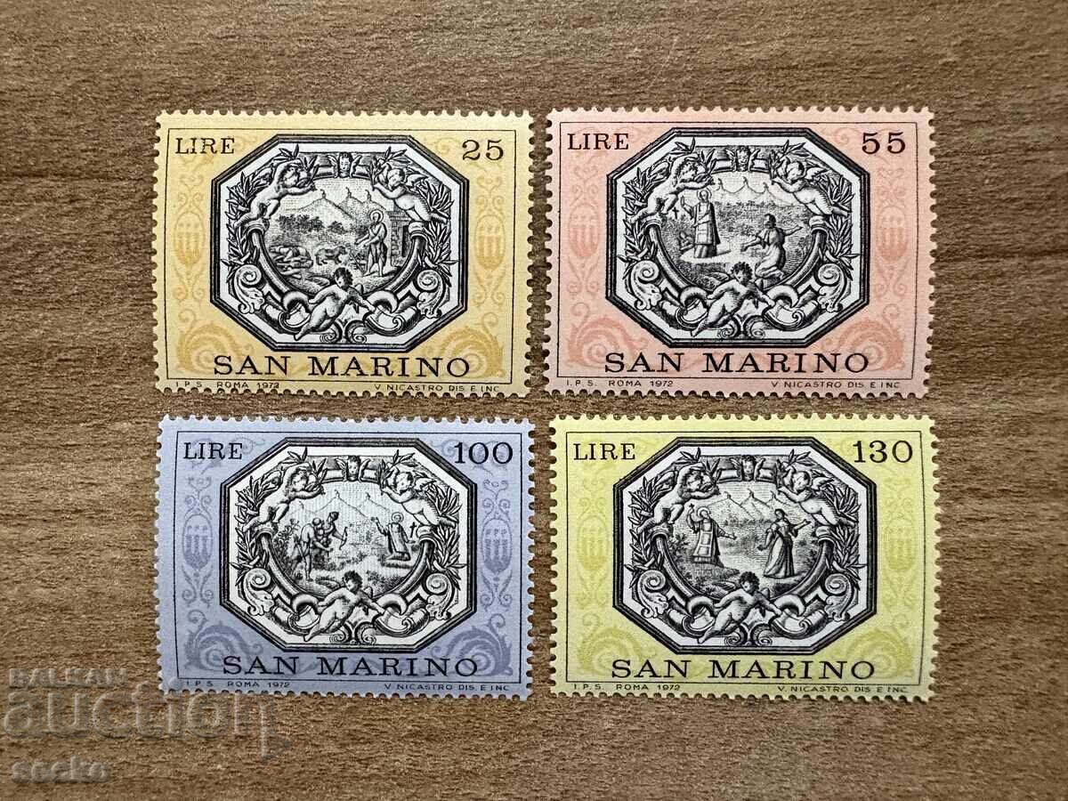 San Marino - Legende despre Sfântul Marin (1972) MNH