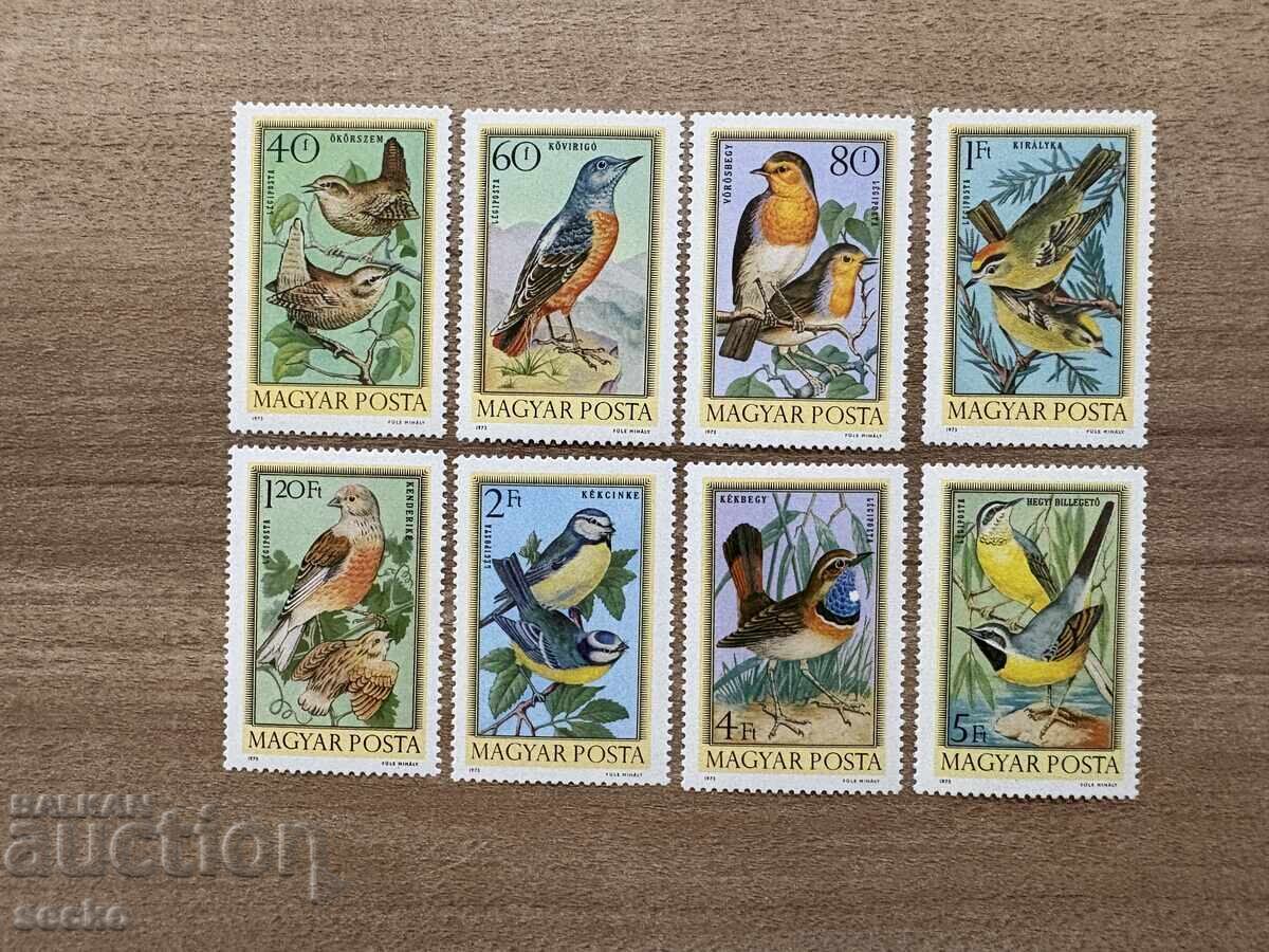 Ungaria - Păsări (1973) MNH