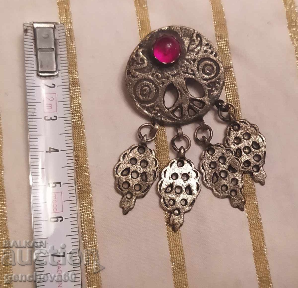 Rară broșă/săcean etnografică renascentistă