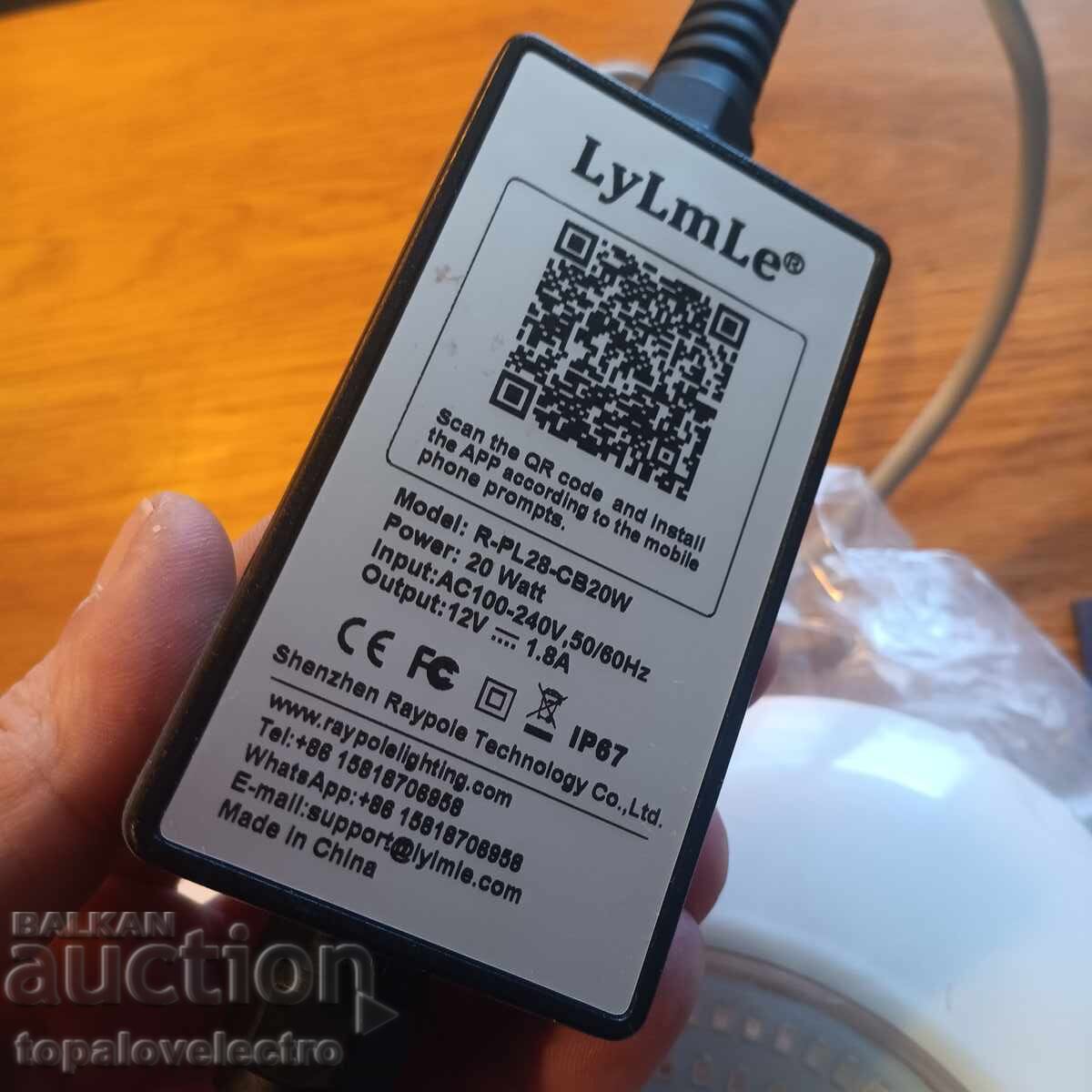 NEW! Magnetic LED Floodlight for Pool LyLmLe 20W – RGB, APP - 5