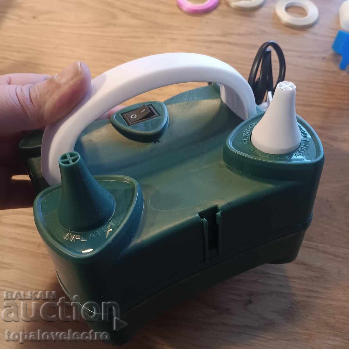 Παράδοση ΝΕΑ! Ηλεκτρική μίνι αντλία για μπαλόνια 600W – γρήγορα και εύκολα