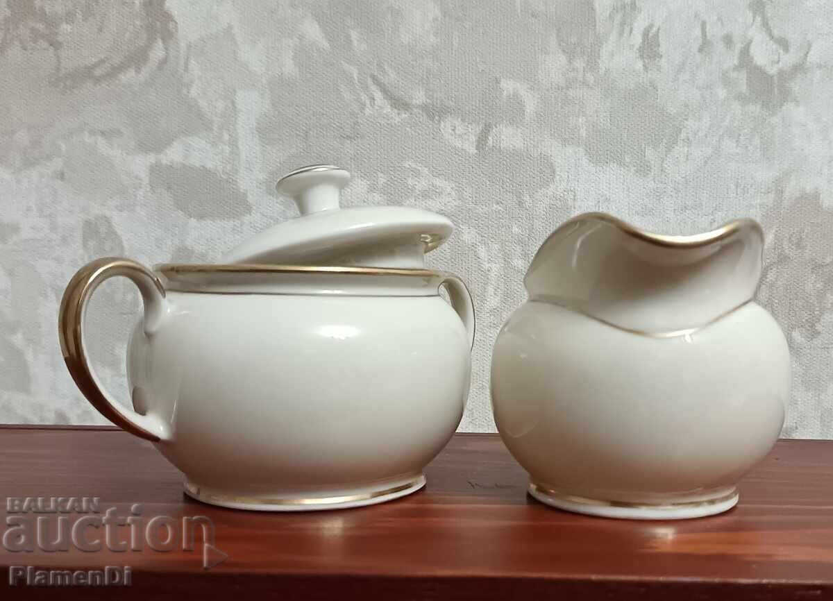 Sugar bowl and creamer set / KAHLA - 5