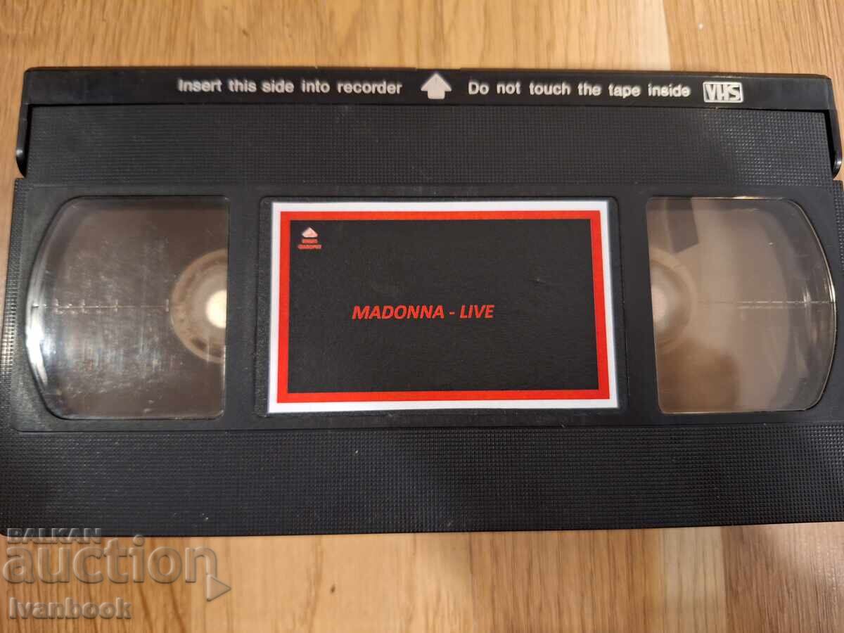 Caseta video VHS - Madonna - Live