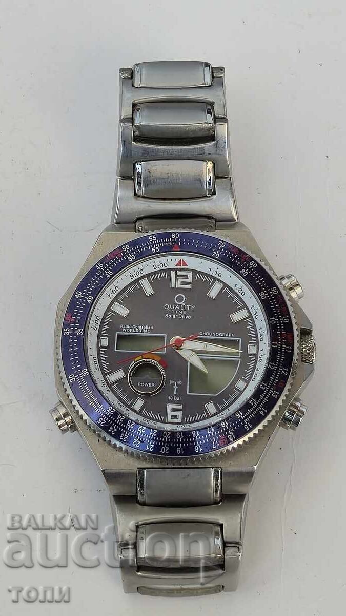 QUALITY TIME SOLAR DRIVE RARE I DON'T KNOW IF IT WORKS BZC!!!!