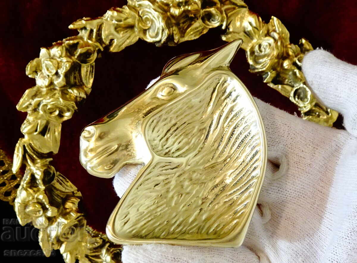 Χάλκινο τασάκι κεφάλι αλόγου - 6