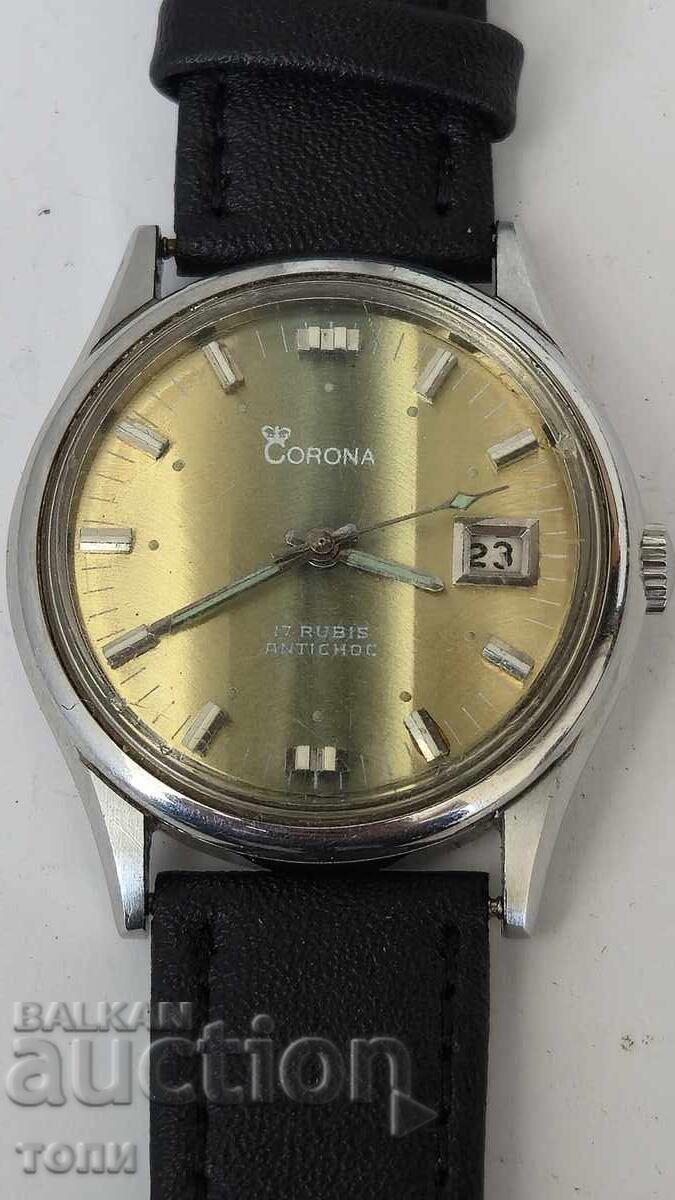 RARE CORONA SWISS MADE WATCH WITHOUT WARRANTY, BZC!!!! with price € 0.01 | 0.02 BGN