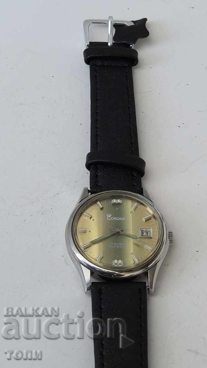 Delivery of RARE CORONA SWISS MADE WATCH WITHOUT WARRANTY, BZC!!!!