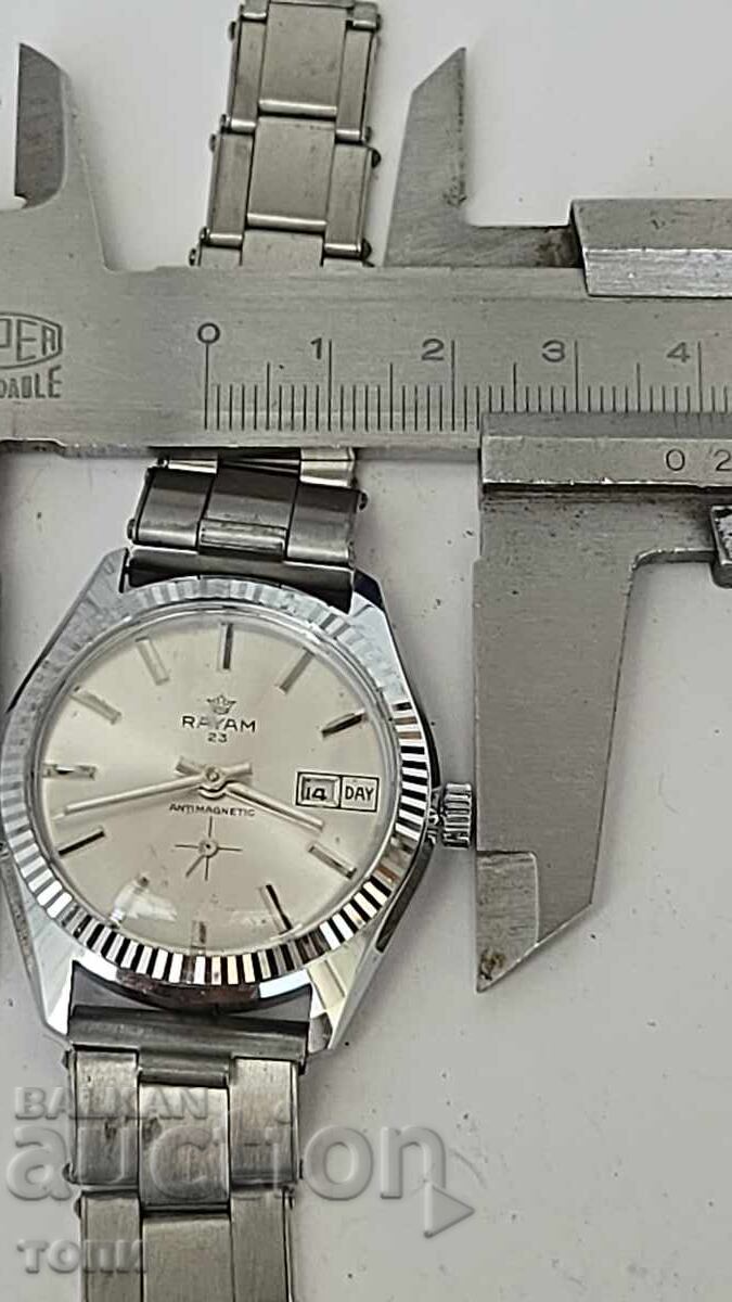 RAYAM SWISS MADE RARE WORKS WITHOUT WARRANTY BZC !!!! - 5