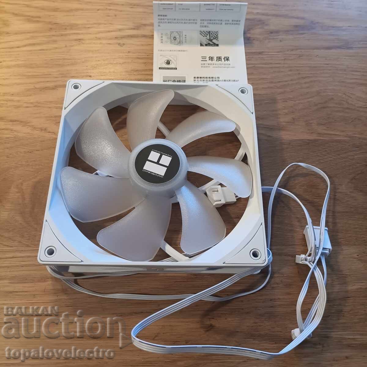 ΚΑΙΝΟΥΡΙΟ! PWM ανεμιστήρας TL-C14CW-S 140 mm – αθόρυβος, ARGB, λευκός - 5