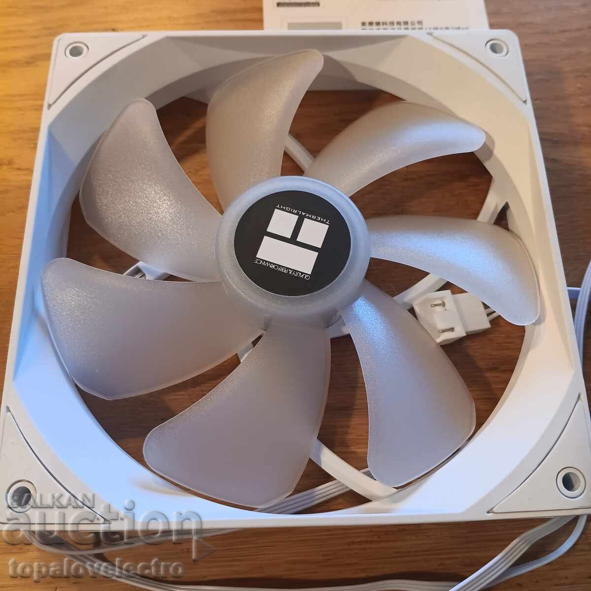 ΚΑΙΝΟΥΡΙΟ! PWM ανεμιστήρας TL-C14CW-S 140 mm – αθόρυβος, ARGB, λευκός - 6