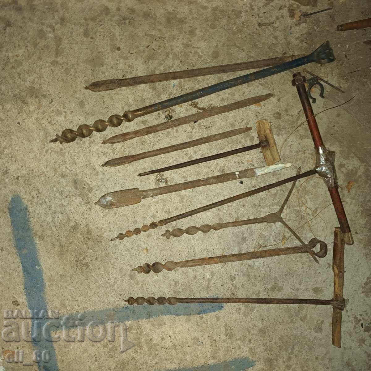 Δημοπρασία Μεγάλη παρτίδα παλαιών τρυπανιών. 10 τεμάχια