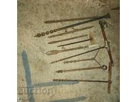 Μεγάλη παρτίδα παλαιών τρυπανιών. 10 τεμάχια