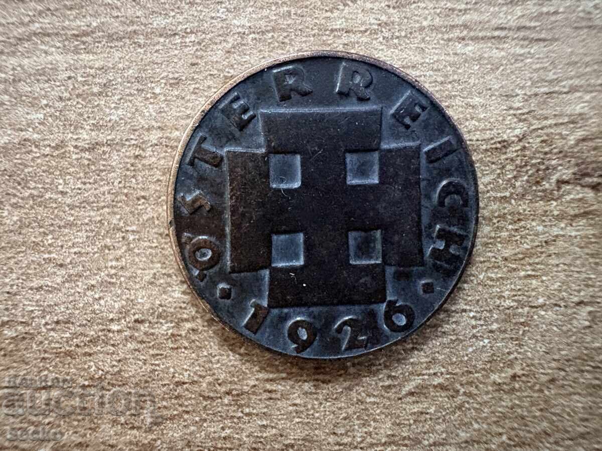 Austria - 2 groși (1926) cu preț € 0.35 | 0.68 BGN