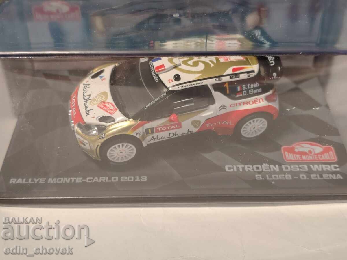 1/43 Eaglemoss UK Citroen DS3 WRC Monte Carlo 2013. Καινούριο