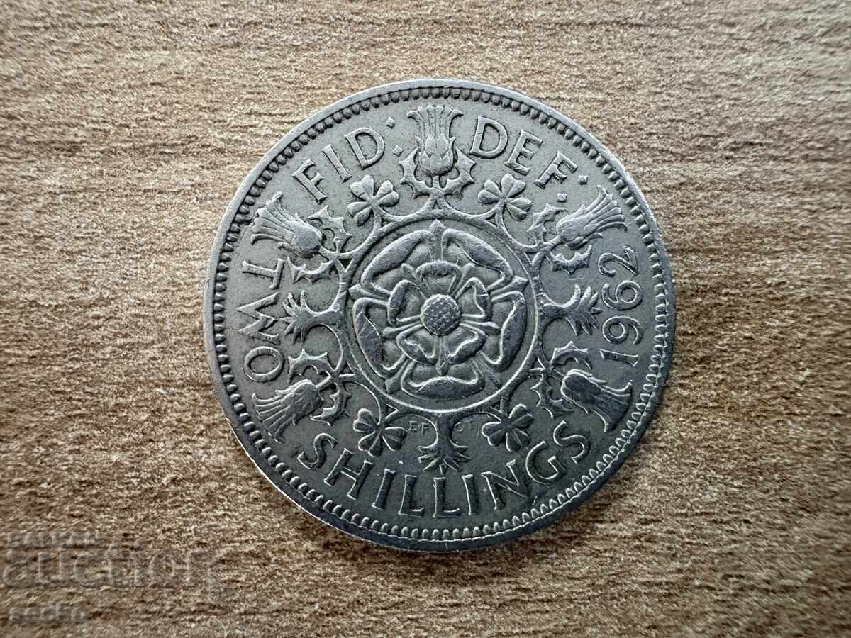 Marea Britanie - 2 șilingi (1962)