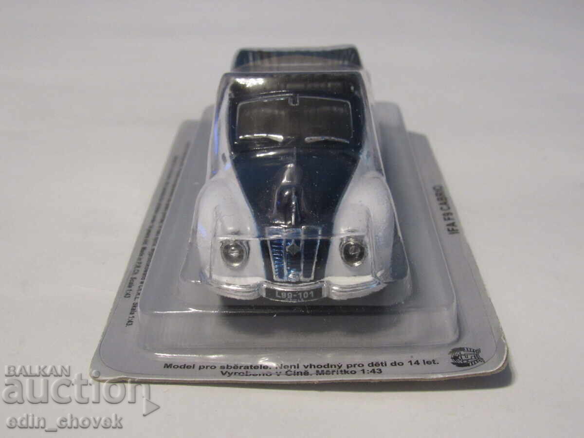 1/43 DéAgostini GDR IFA F9 cabrio. Καινούριο με τιμή € 25.00 | 48.90 BGN