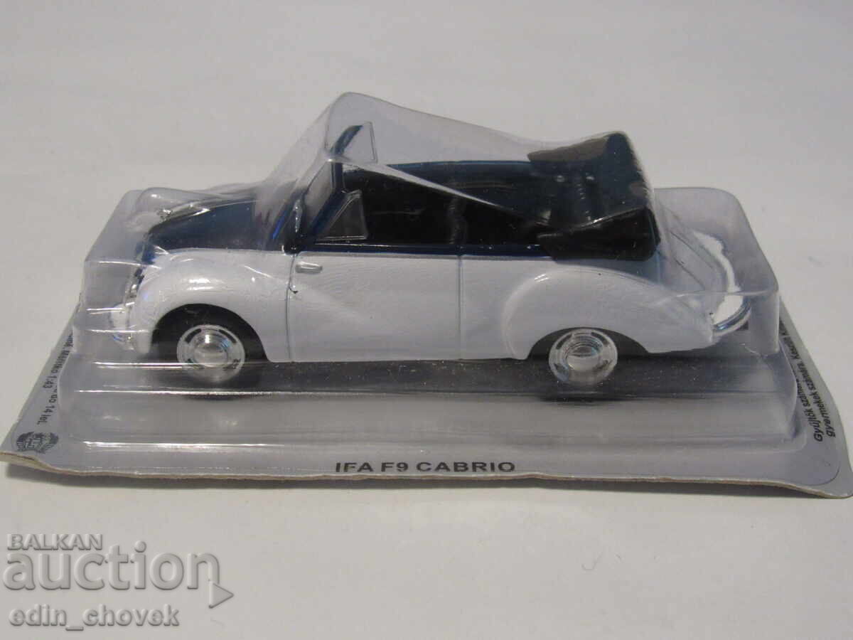 1/43 DéAgostini GDR IFA F9 cabrio. Καινούριο