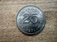 Индонезия - 25 рупии (1971)