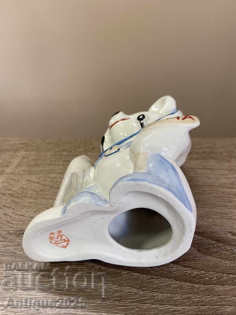 Licitație Statuetă din porțelan „Ursulețul Olimpic – cosmonaut”, URSS