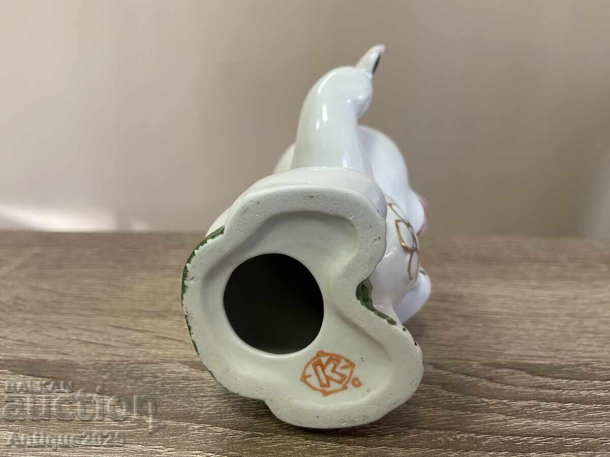 Auction  Porcelain figurine "Olympic Bear - Auto Sport", USSR