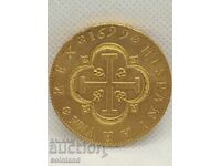 Monedă placată cu aur - REPRODUCERE