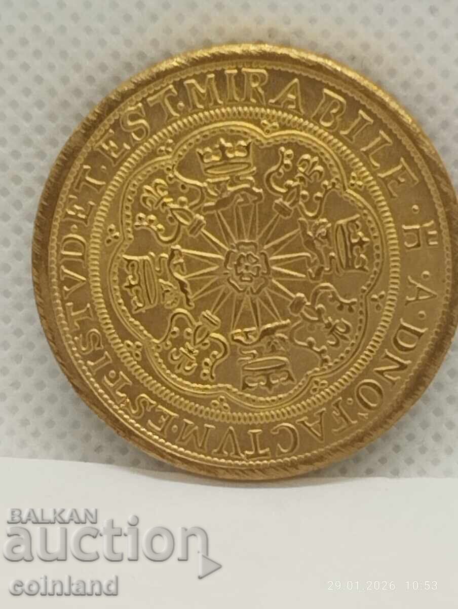 Monedă placată cu aur - REPRODUCERE cu preț € 7.00 | 13.69 BGN