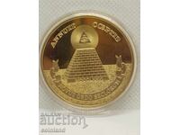 Monedă placată cu aur - REPRODUCERE