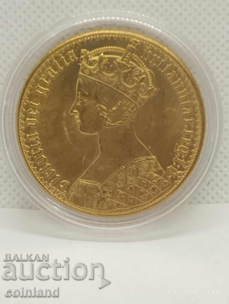 Gold-plated coin - REPRODUCTION