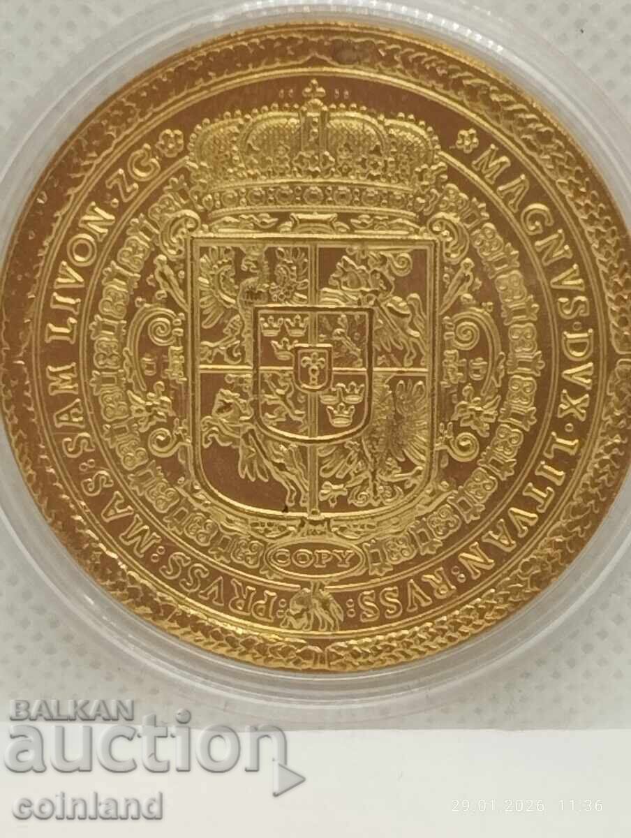 Monedă placată cu aur - REPRODUCERE cu preț € 7.50 | 14.67 BGN