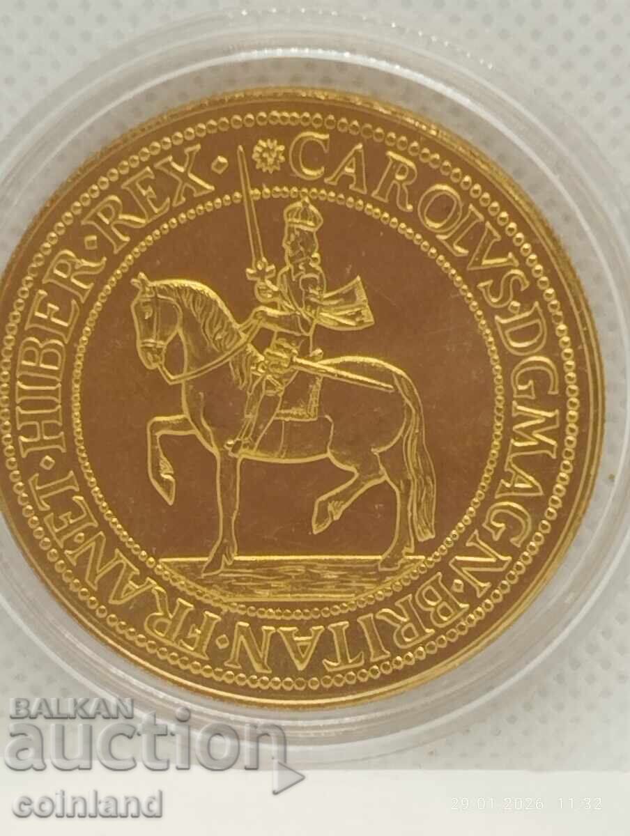 Monedă placată cu aur - REPRODUCERE
