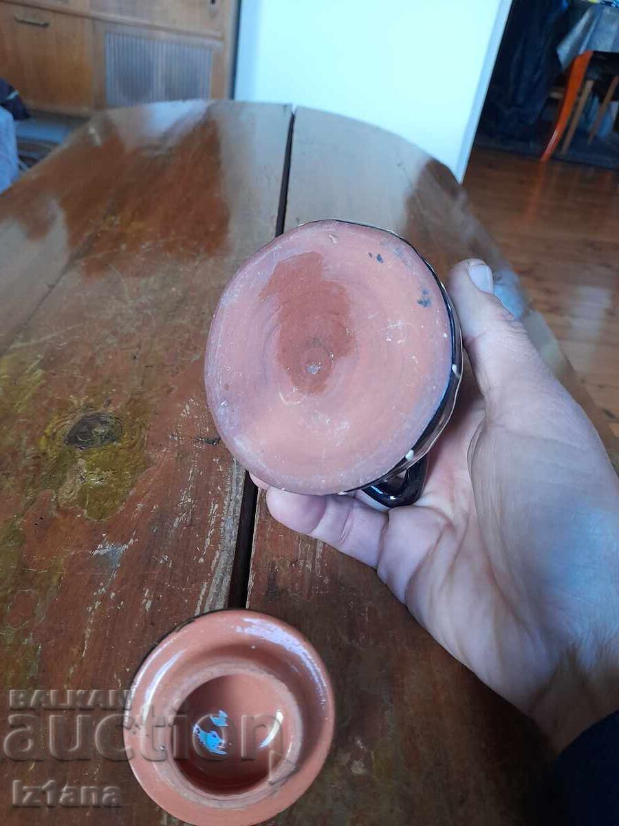 Old ceramic pot souvenir - 5