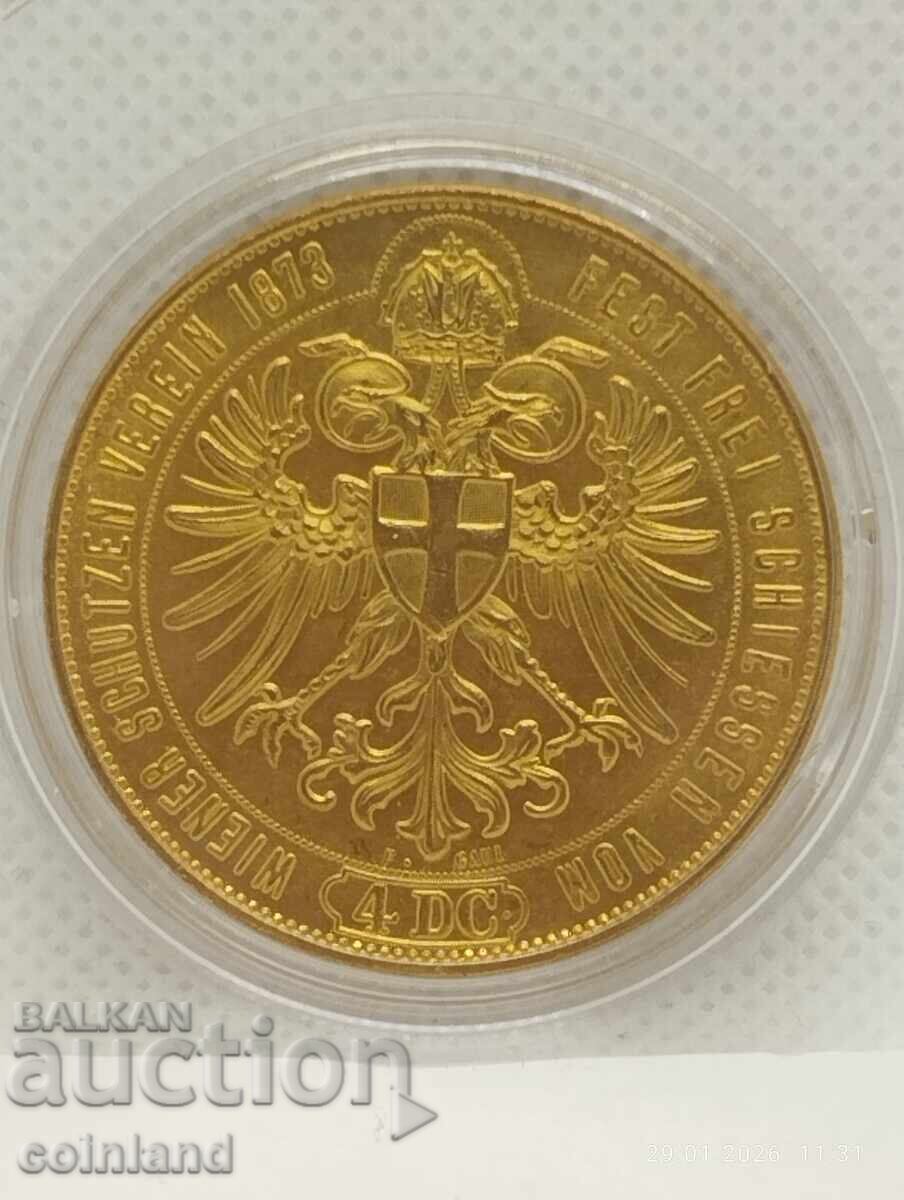 Επιχρυσωμένο νόμισμα - ΑΝΤΙΓΡΑΦΟ με τιμή € 7.50 | 14.67 BGN