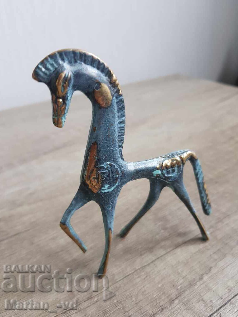 Χάλκινο άγαλμα αρχαιοελληνικού αλόγου, ρεπλίκα - 5