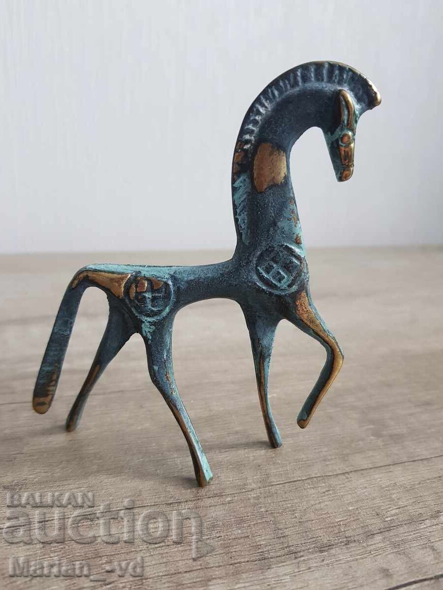 Χάλκινο άγαλμα αρχαιοελληνικού αλόγου, ρεπλίκα - 6